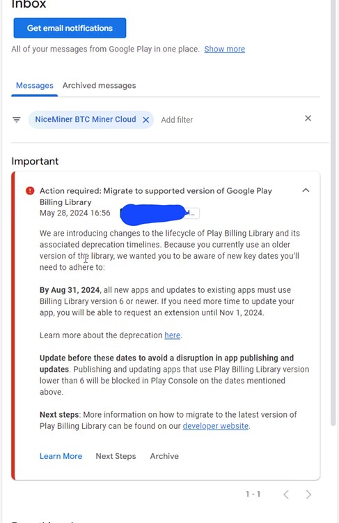 In app billing version - Discuss - Kodular Community