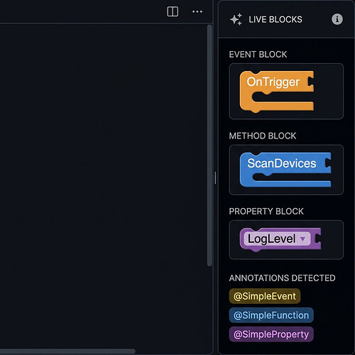 Live Blocks Canvas