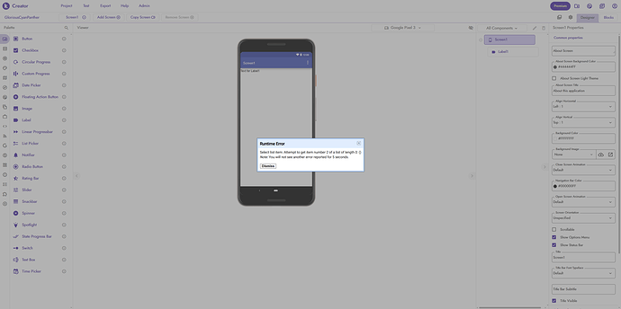 A preview of a mobile app screen showing a dialog box with the message 'The page won't be saved if you navigate away or close the window.' (Captioned by AI)