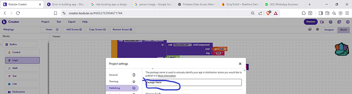 Error in building app - Discuss - Kodular Community