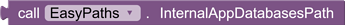 InternalAppDatabasesPathBlock
