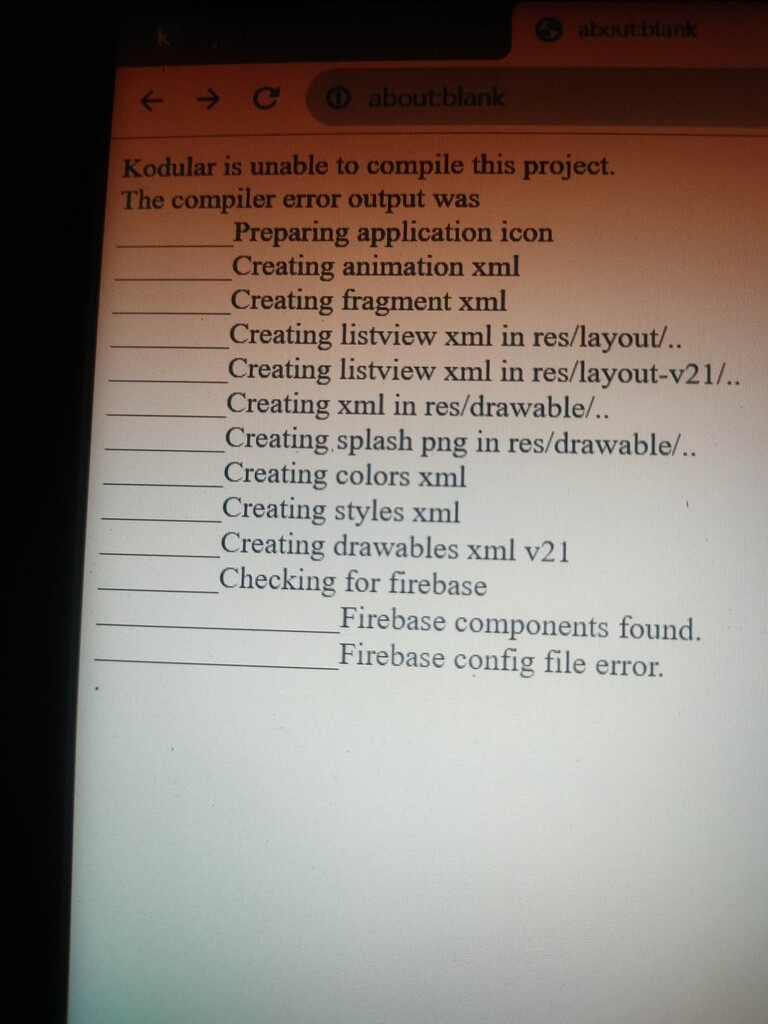What is a error please - Firebase config file error - Discuss - Kodular ...