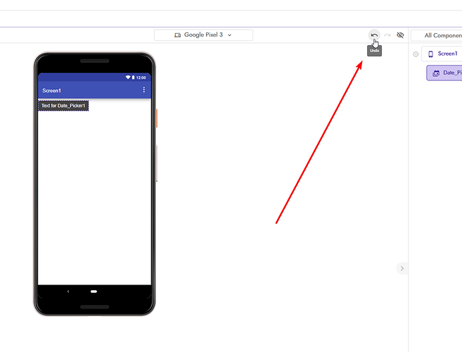 A phone emulator displaying a simple app interface with a 'Submit' text box on the left, and a webpage on the right showing a user icon marked by a red arrow. (Captioned by AI)