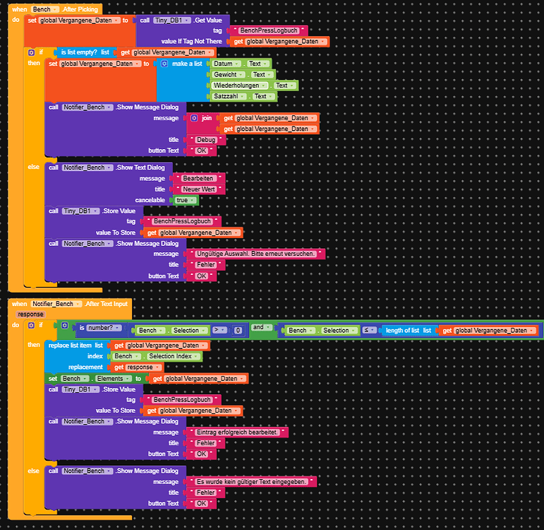 Cant edit my Listviewer? - Discuss - Kodular Community