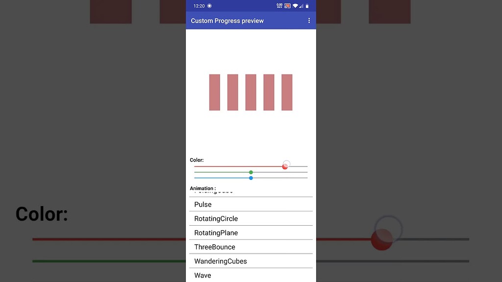 Changing the color of the Custom Progress make it shrink - Bugs ...