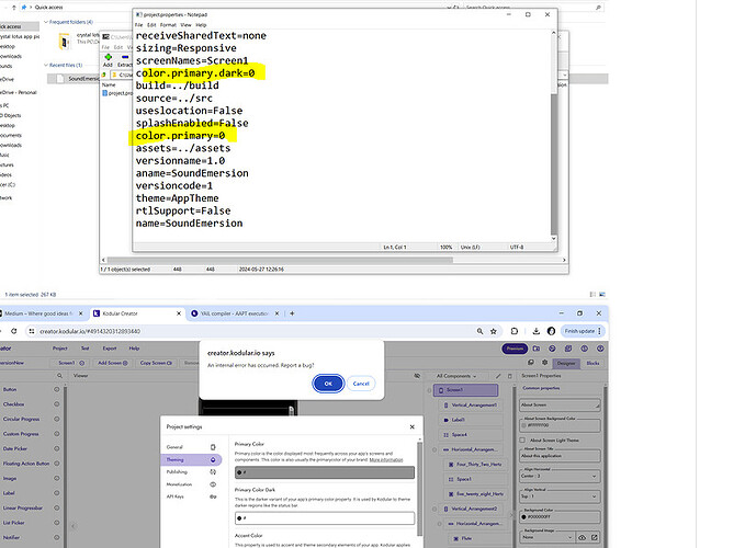 YAIL compiler - AAPT execution failed - Discuss - Kodular Community
