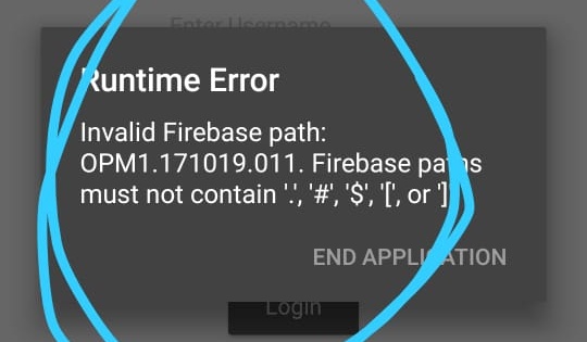 Rntime error with firebase - Discuss - Kodular Community
