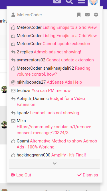 Strange Notification Bug - Bugs - Kodular Community