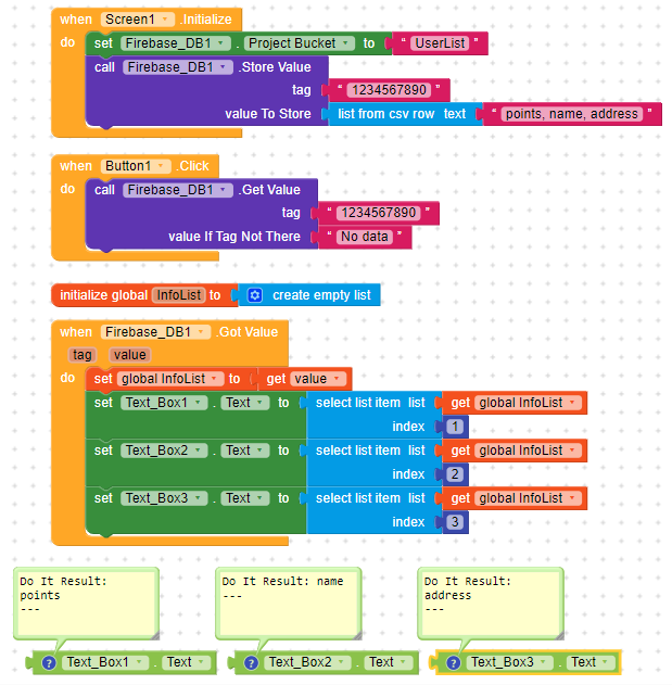 How to get multiple values from one tag and show in 3 textboxes ...