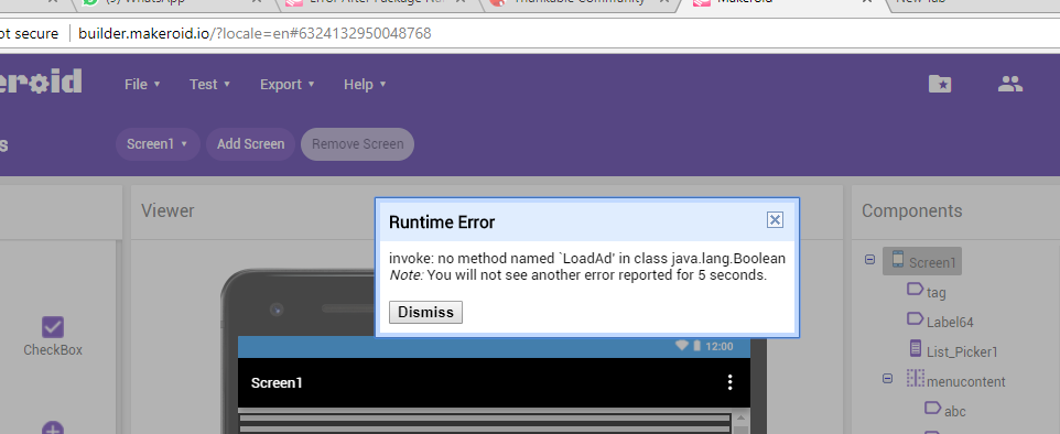 Makeroid starter error - Page 2 - Bugs - Kodular Community