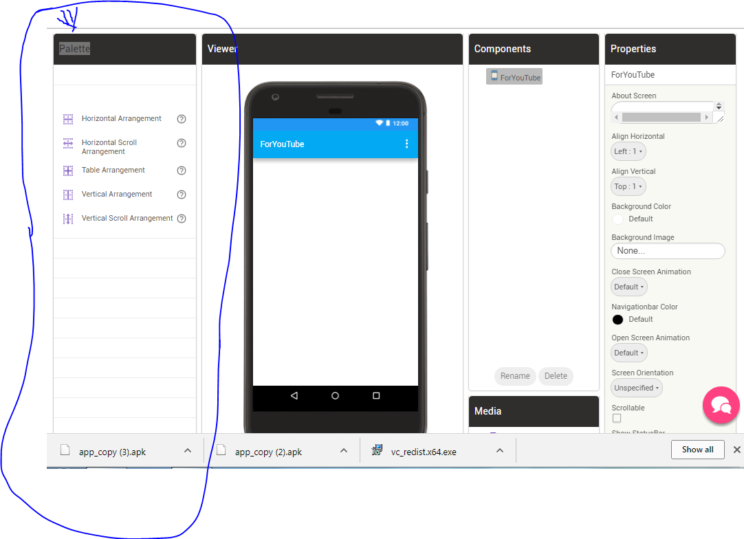 Palette does not showing - Discuss - Kodular Community