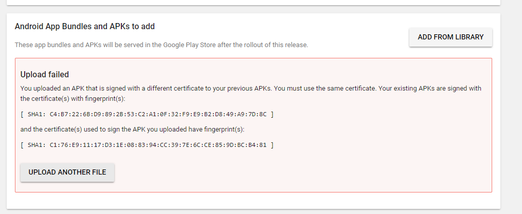 App update failed - Discuss - Kodular Community