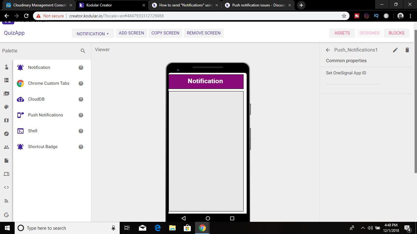 Push notification issues - Discuss - Kodular Community