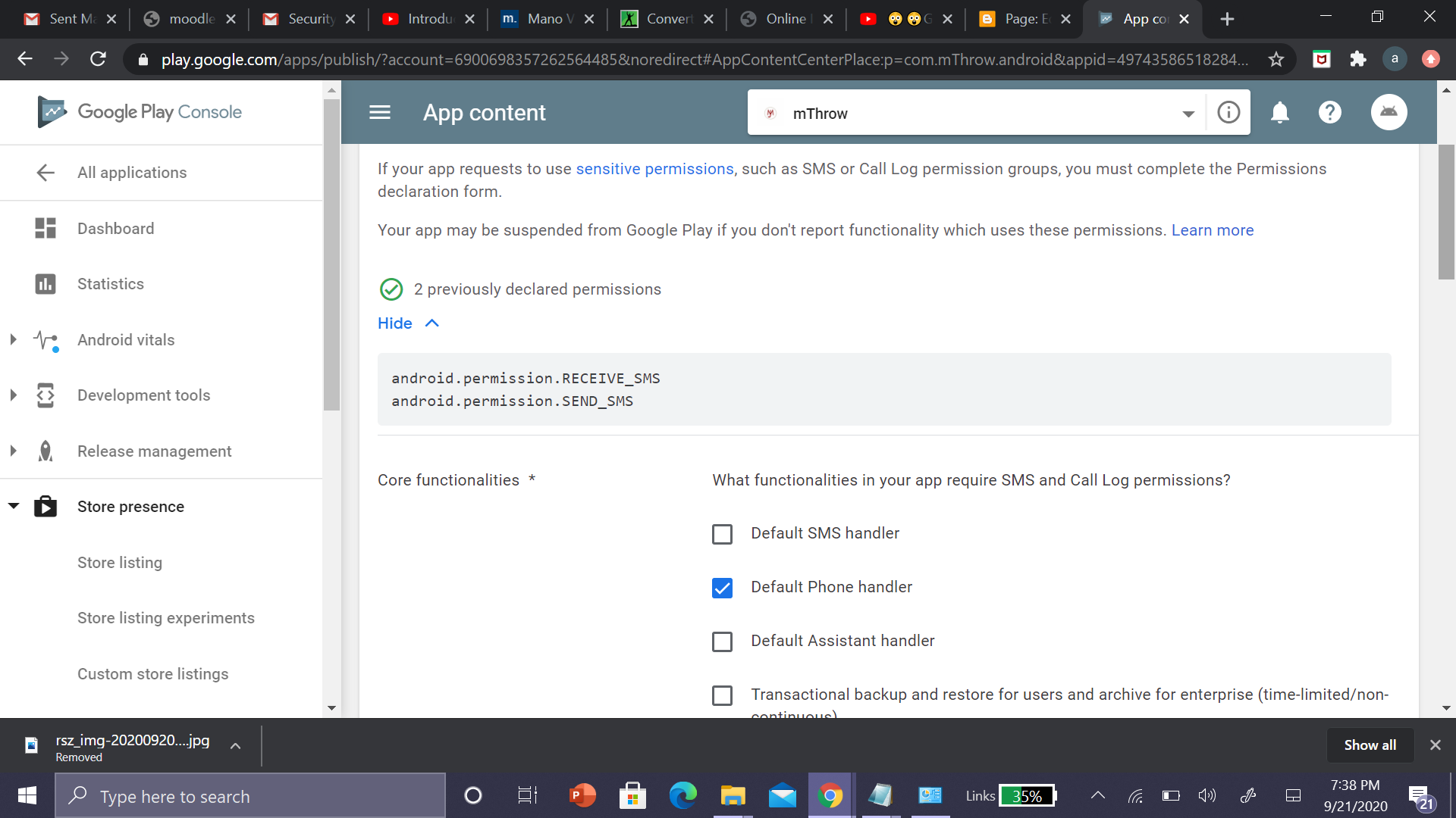 Google playstore rejected the app - Discuss - Kodular Community