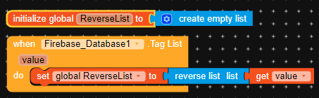 How to reverse tag list of firebase - Discuss - Kodular Community