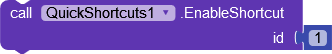 EnableShortcut