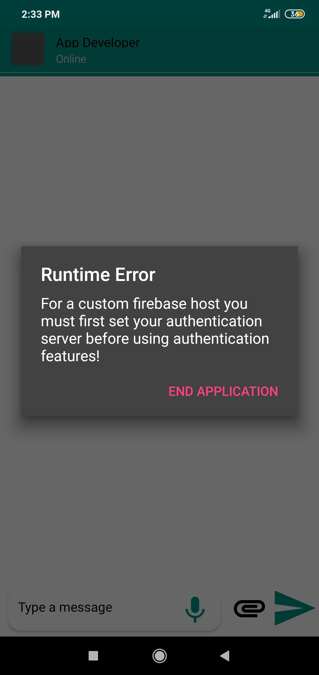 Firebase Database error help me - Discuss - Kodular Community