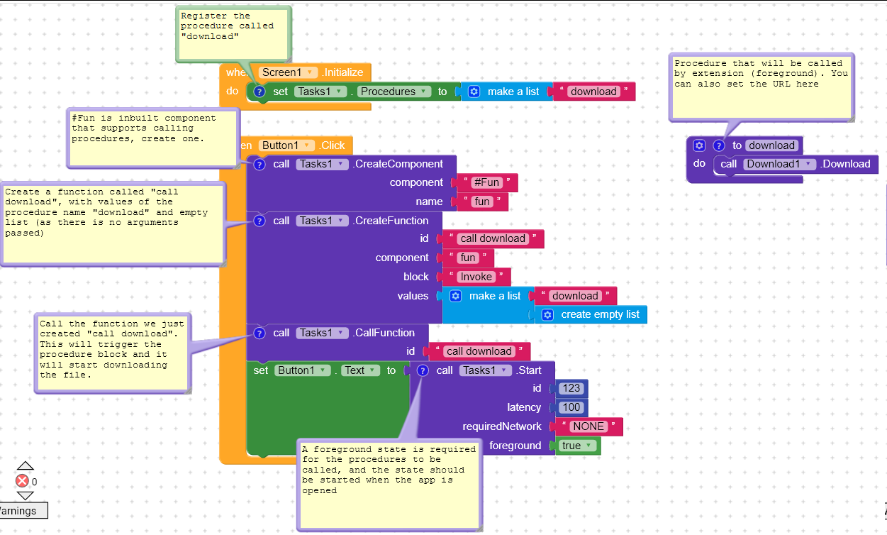 How to run a procedure in the background using background tasks version ...