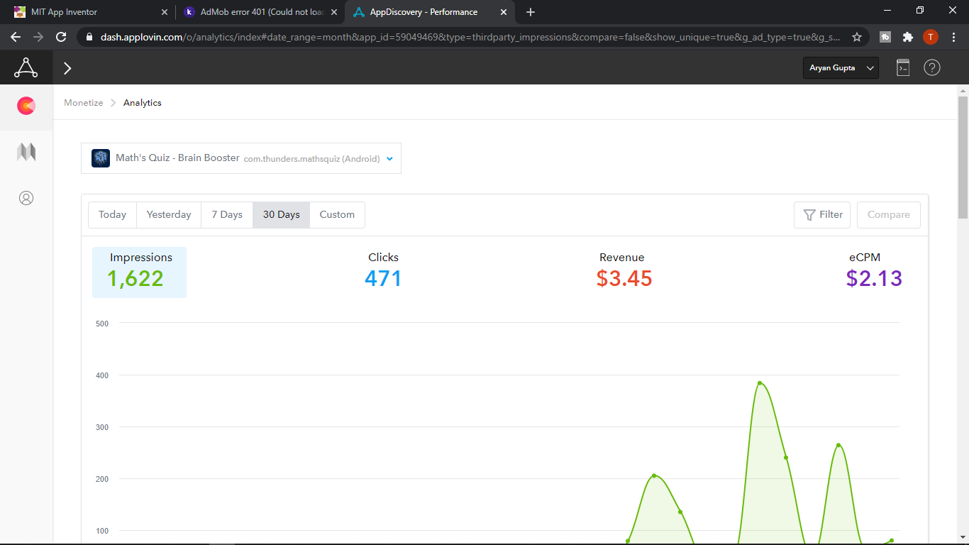 AdMob error 401 (Could not load banner ad) - Discuss - Kodular Community