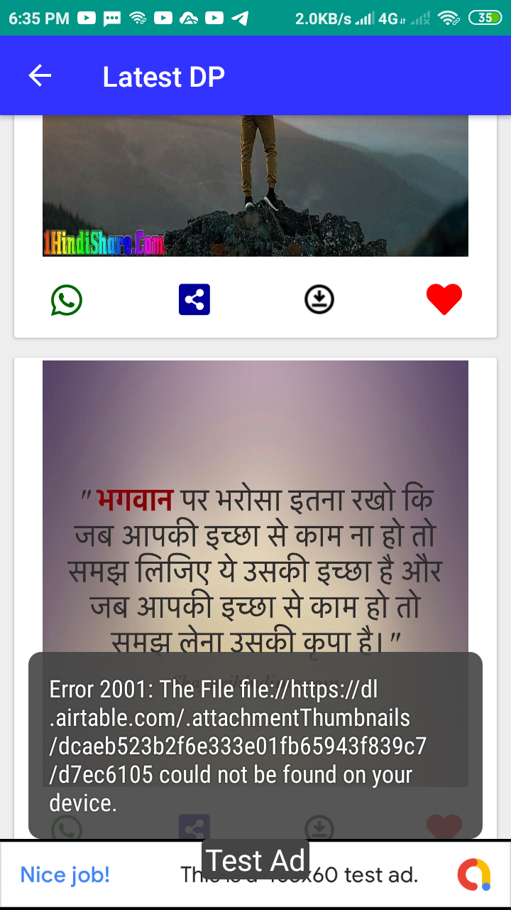 How to share image file to whatsapp? - Discuss - Kodular Community