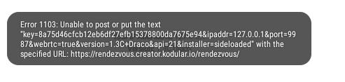 Help The kodular companion has an error - Bugs - Kodular Community