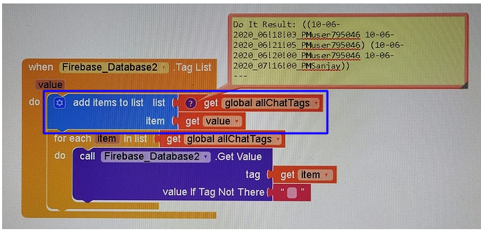 Problem while retrieving values from Firebase - Discuss - Kodular Community