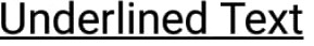 UnderlineText