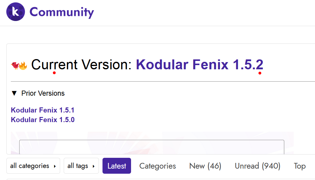 Current Version: Kodular Fenix - Feedback - Kodular Community