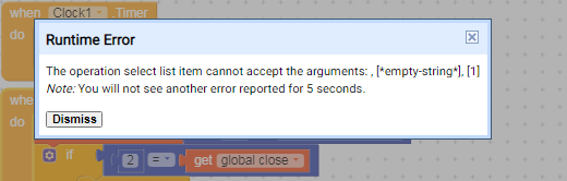 Runtime Errors empty string - Discuss - Kodular Community