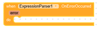 error block
