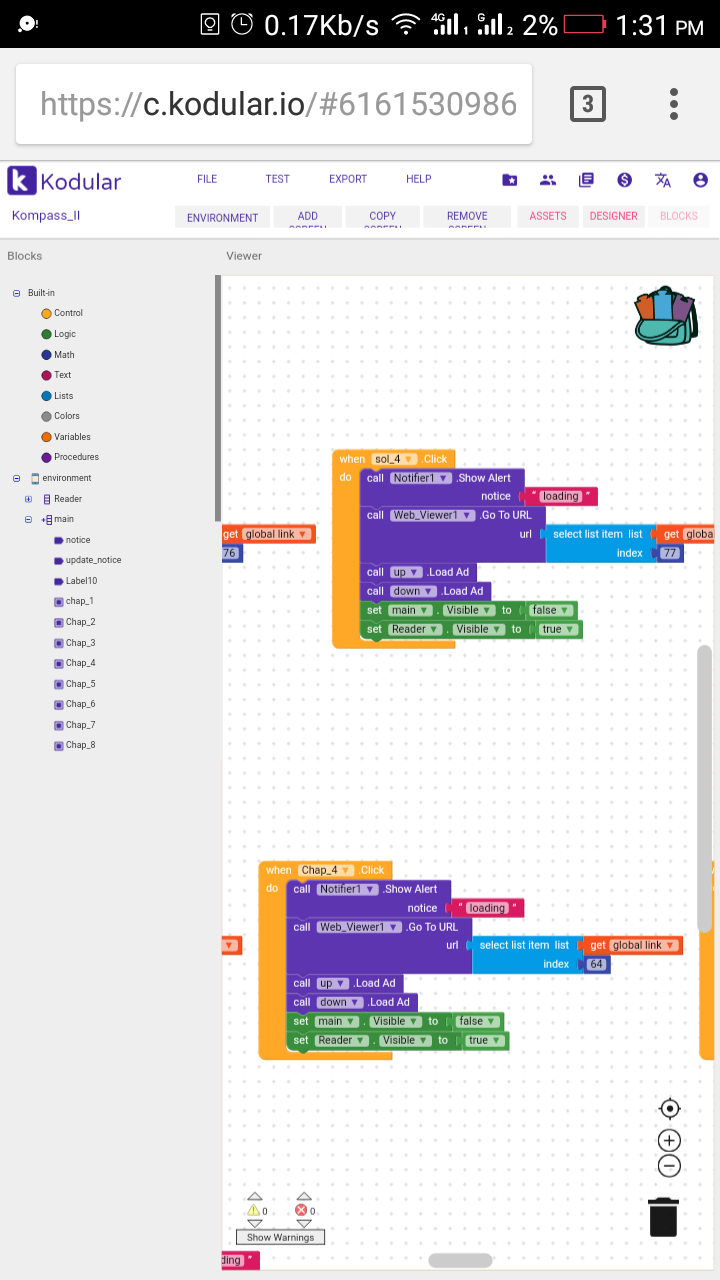 Problem with this app web viewer - Discuss - Kodular Community