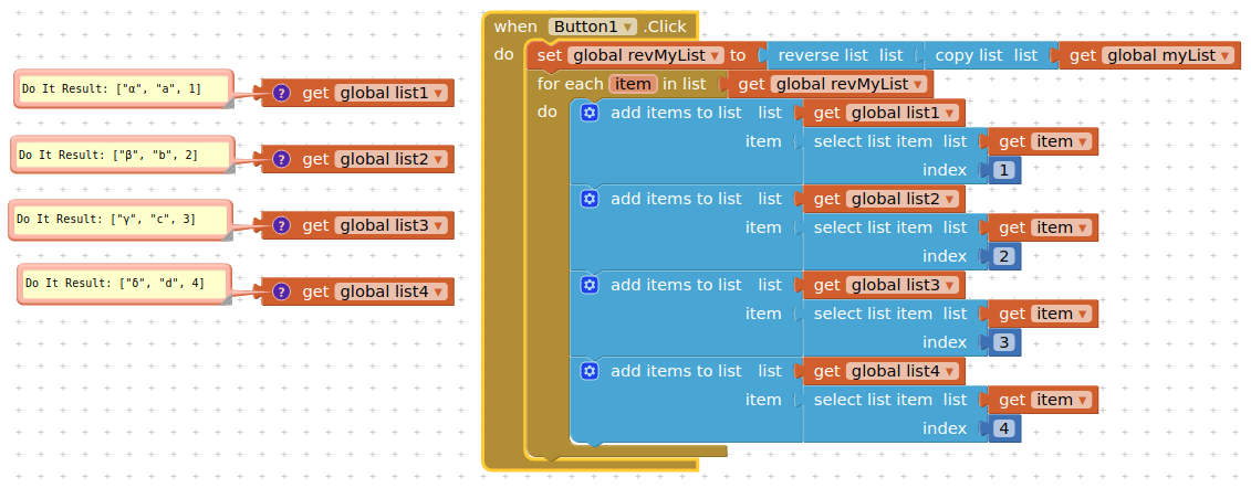 Reverse list from Google Sheet - Page 2 - Discuss - Kodular Community
