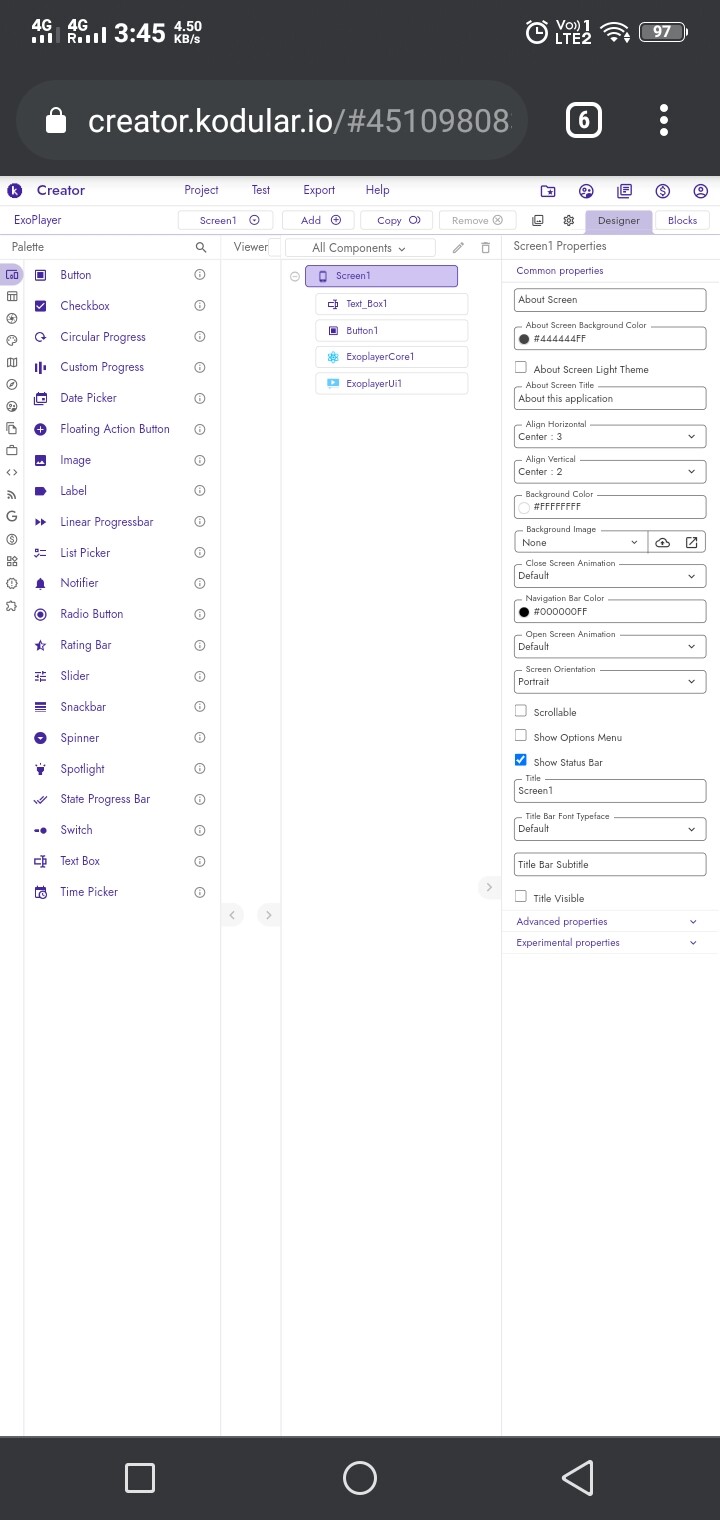 Bug In The Creator - Bugs - Kodular Community