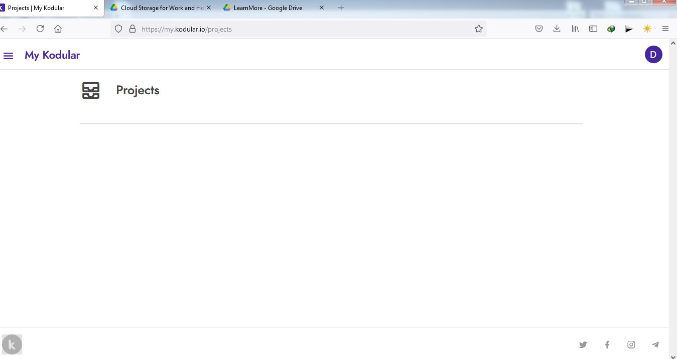 Unable to create new project - Discuss - Kodular Community