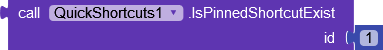 IsPinnedShortcutExist