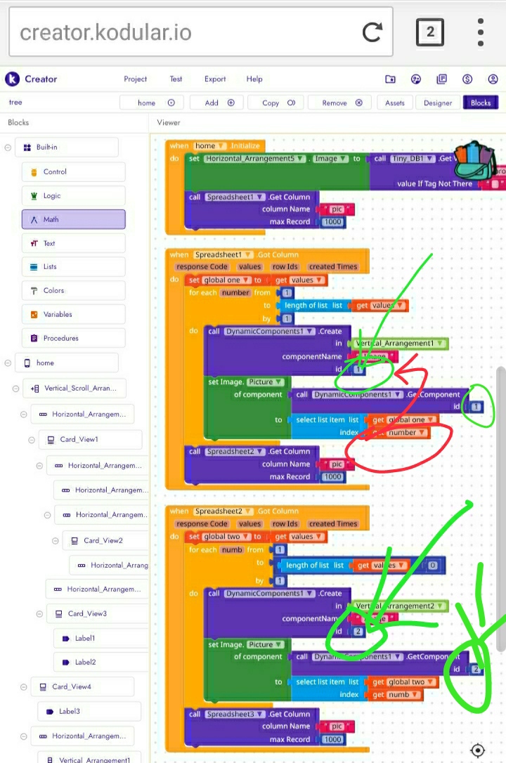 Dynamic components extension help - Discuss - Kodular Community
