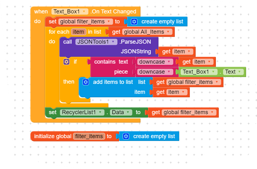 How to search list - Discuss - Kodular Community