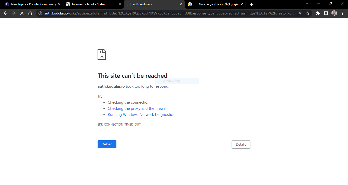 Why does the site not open? - Discuss - Kodular Community
