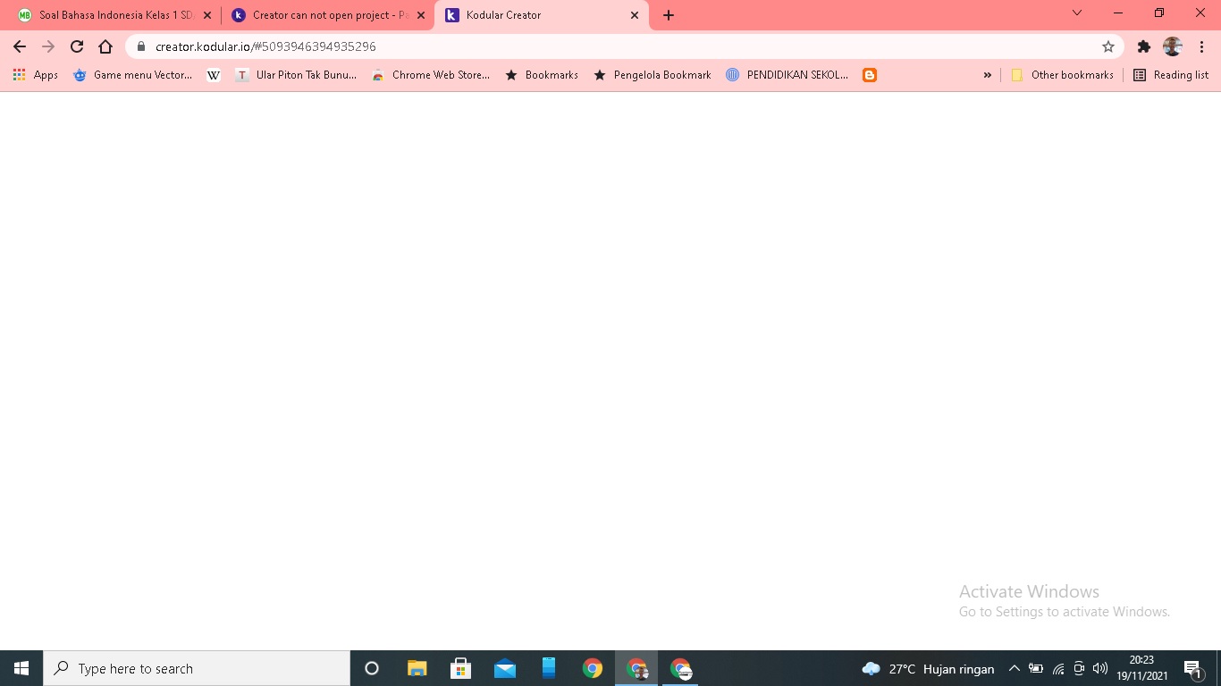 Creator can not open project - Page unresponsive - Discuss - Kodular ...