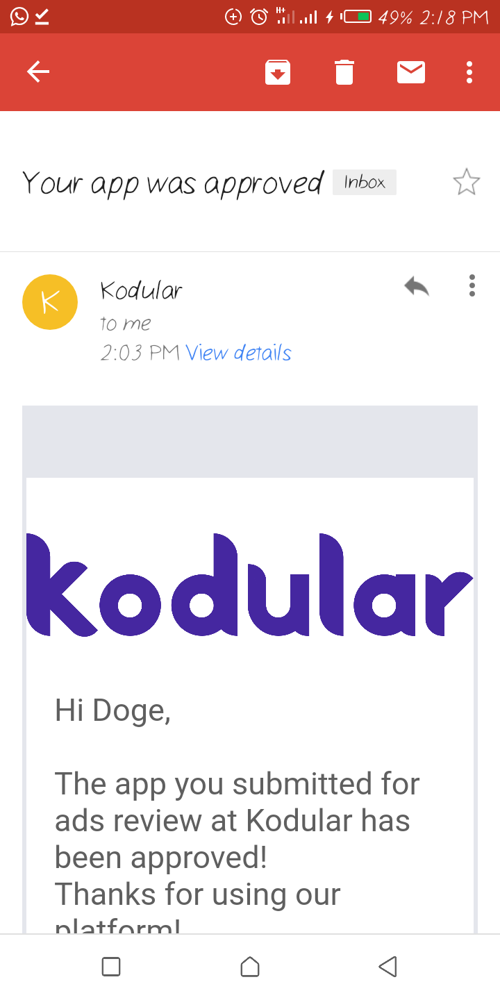 Kodular Ads Approval Issue - Discuss - Kodular Community