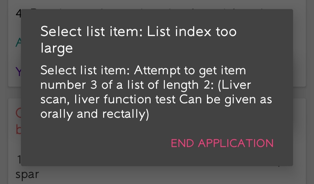 Select list item error - Discuss - Kodular Community
