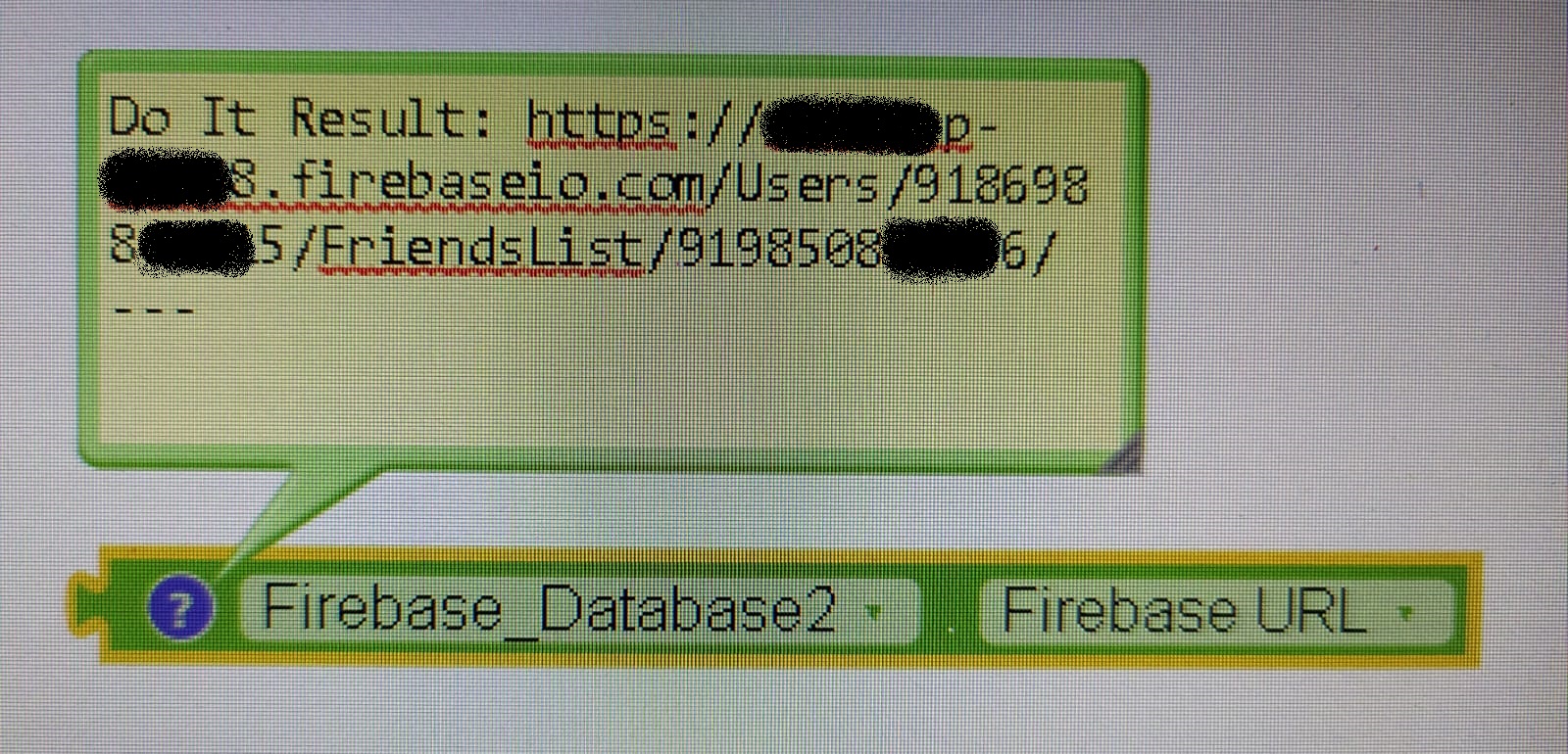 Problem while retrieving values from Firebase - Discuss - Kodular Community