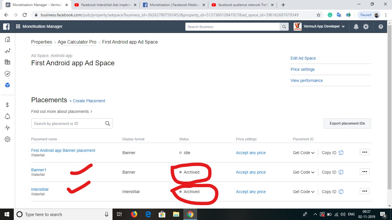 My FACEBOOK Ads stopped Please help Me - Discuss - Kodular Community