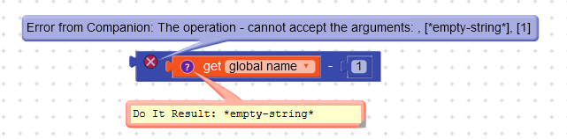 Operation - cannot accept argument empty string , [1] - Discuss ...
