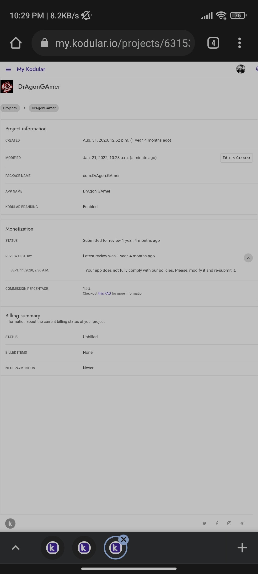 How to re submit apps for approval after rejection - Discuss - Kodular ...