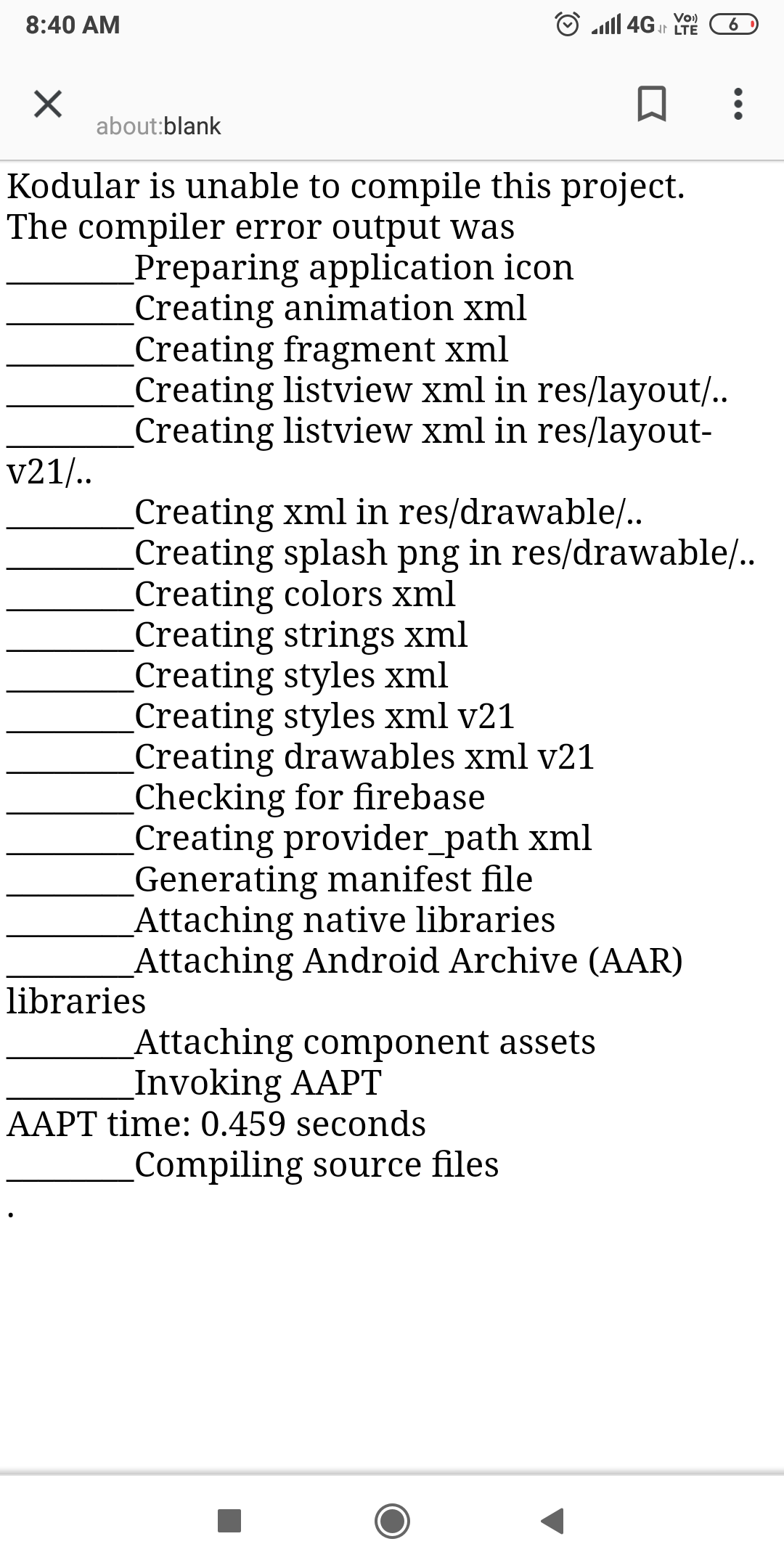Compile error in app - Discuss - Kodular Community