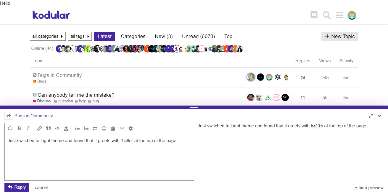 Bugs in Community - Page 2 - Bugs - Kodular Community