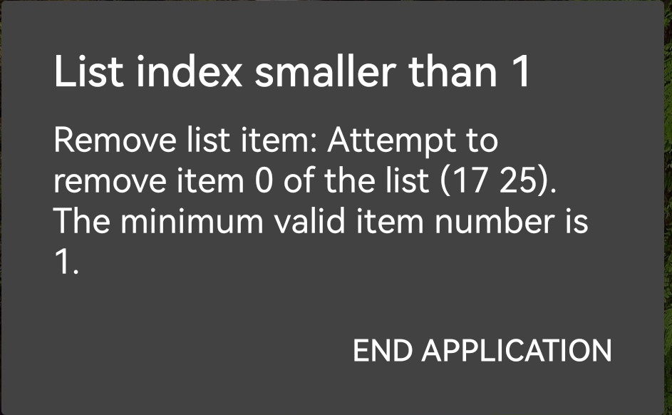 Delete item list error - Discuss - Kodular Community