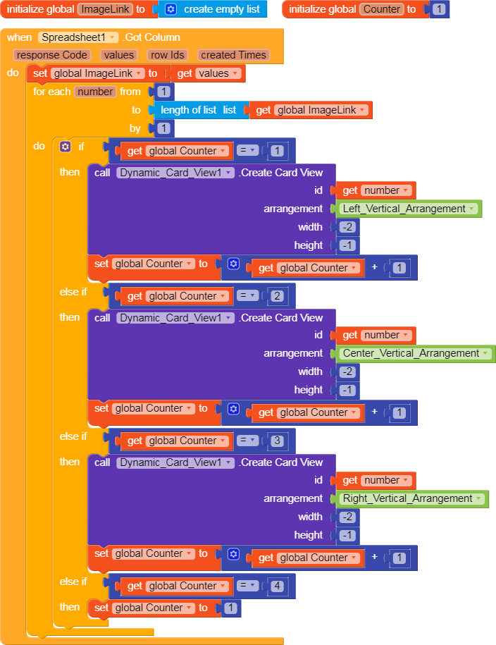 Help in correction of blocks of my app - Discuss - Kodular Community