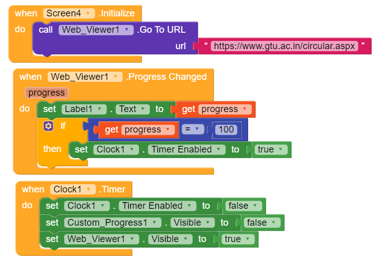 Getting Error in Custom progress - Discuss - Kodular Community